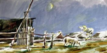 North Village. Night