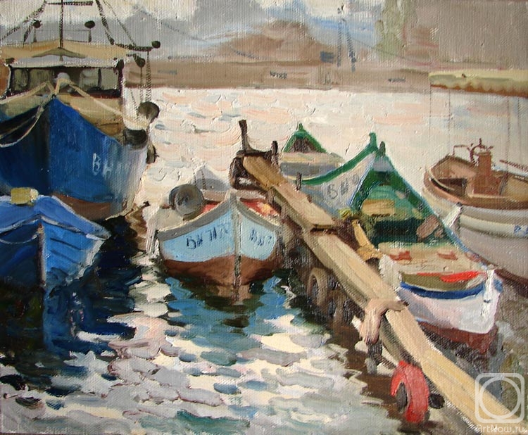 Shevchuk Vasiliy. Boats in Asparuhovo
