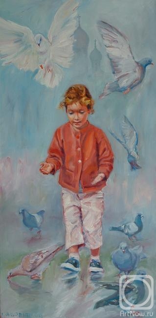 Akopian Ivan. Pigeons and puddles