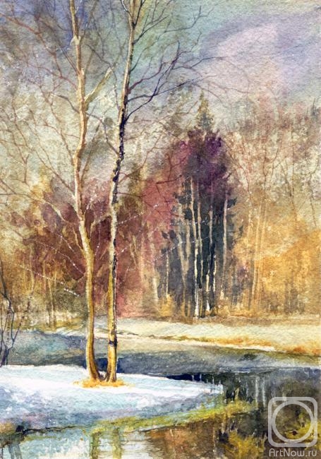 Весна» картина Яковлева Андрея (бумага, акварель) — купить на ArtNow.ru