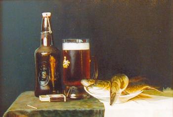Glass with beer. Veretelnikov Konstantin