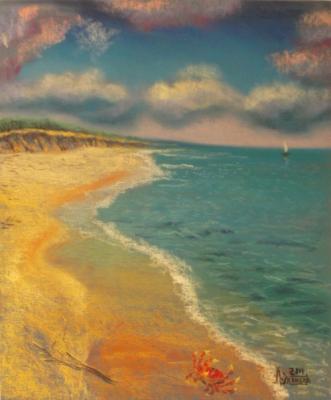 Sunning on the Sand (Sailer). Lukaneva Larissa