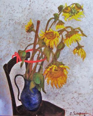 Bouquet of sunflowers. Gladysheva Elena