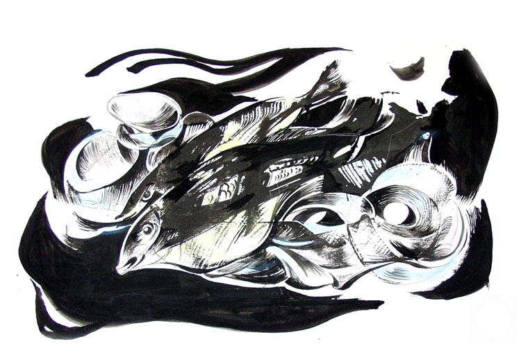 Vrublevski Yuri. Still life with fish
