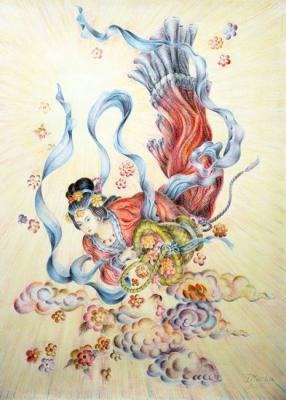 Heavenly Maiden - a symbol of perfect beauty (Chinese Mythology). Mukha Irina
