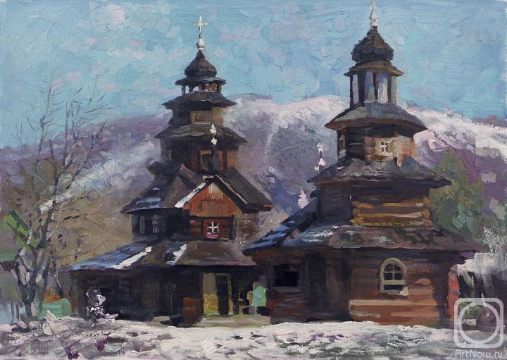Chernov Denis. Church in the Monastery in the Village DORA