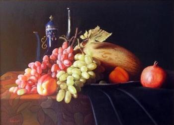 Melon and grapes. Veretelnikov Konstantin