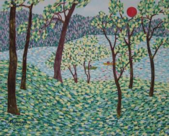 Tsaritsyno. Upper pond