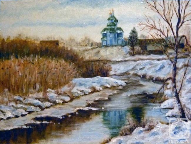 Kokoreva Margarita. Thaw on the river Emenka (Nevel)