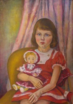 Portrait of the daughter. Kruglova Svetlana