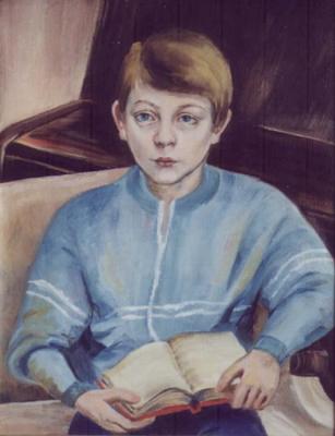 Portrait of son