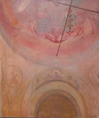 Interieur der Sankt Ilias Kirche. Elessina Ludmila