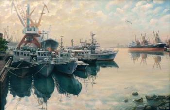 Port. Quiet morning. Rogov Vladimir