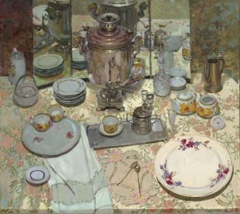 Still life with mirror