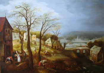 Rural landscape. Pieter Bruegel. Elessina Ludmila