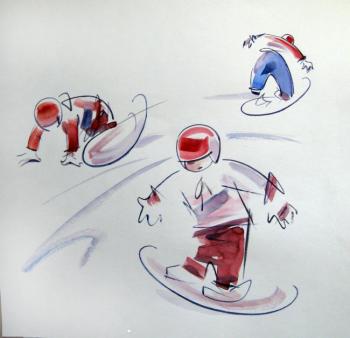 Mastering snowboarding. Teplov Sergey