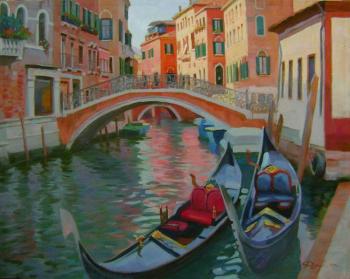Venice, gondolas. Dianov Mikhail