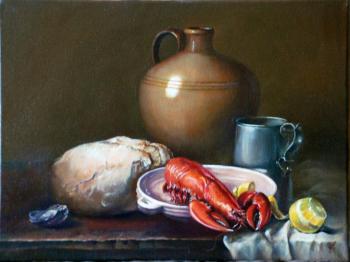 Still Life with lobster. Lashmanova Svetlana