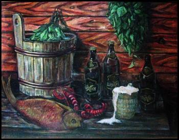 Still Life with crayfish. Abdullaev Vadim