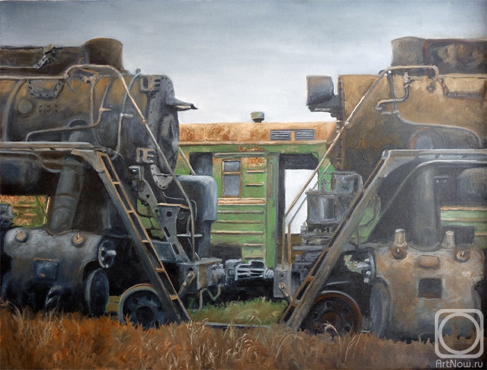 Zibnitskiy Kirill. Two locomotives
