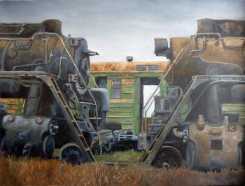 Two locomotives. Zibnitskiy Kirill