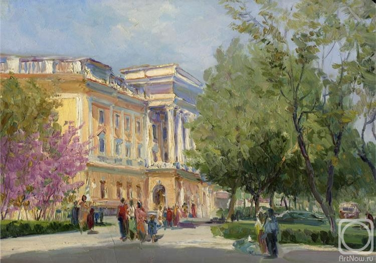 Petrov Vladimir. Tashkent, Pushkin Street, May