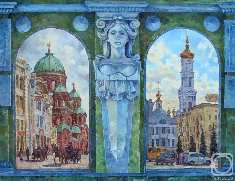 Zolotarev Leonid. The dagger of time. Kharkov. St. Nicholas Square (Constitution)