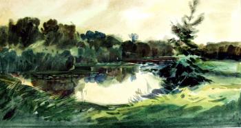 Warm Evening. Zviagino