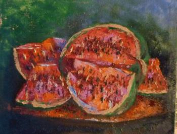 Watermelon with reflections. Naddachin Sergey