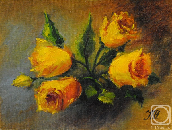 Herrero-Utiasheva Julia. Yelow roses