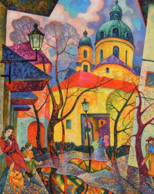 Munich. Yellow Church. Tschernjavski Michail