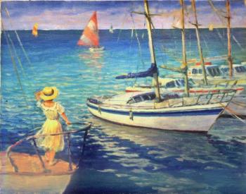 About sails and the sea. Bortsov Sergey
