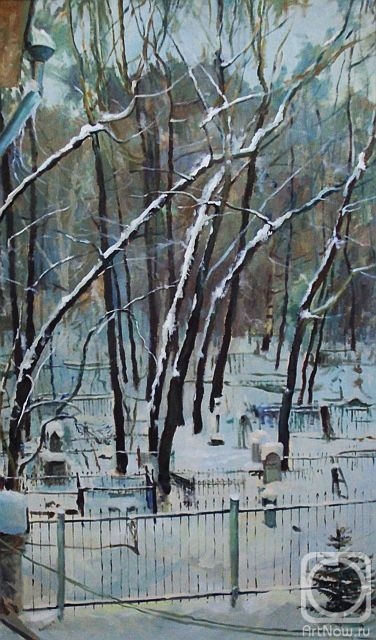 Kosheev Vladimir. St. Michael's Cemetery in winter