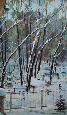 St. Michael's Cemetery in winter. Kosheev Vladimir