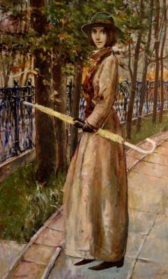 Girl on the Boulevard. Kosheev Vladimir