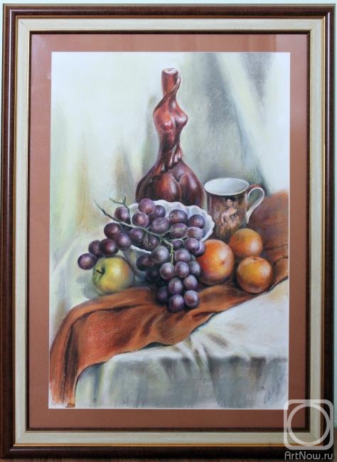 Sokolova Lyudmila. Still life with grapes