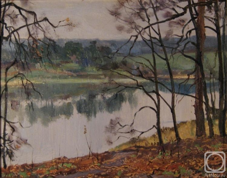 Lapovok Vladimir. Sukhanovo. Pond. October