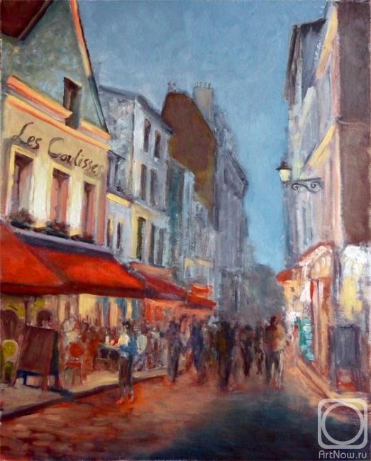 Zibnitskiy Kirill. Montmartre, restorant "Les Coulisses"