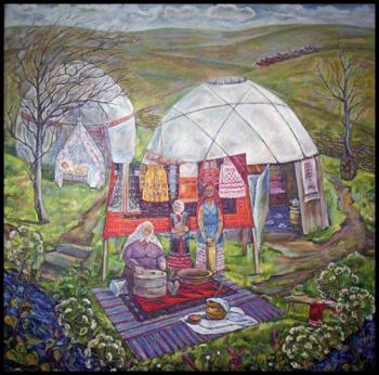 In a yurt. Abdullaev Vadim