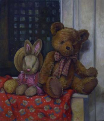 Mishka and Bunny. Shumakova Elena