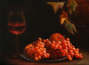 Still life with grape. Lobanov Roman