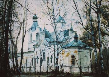 Autumn. Church of All Saints. Kosheev Vladimir
