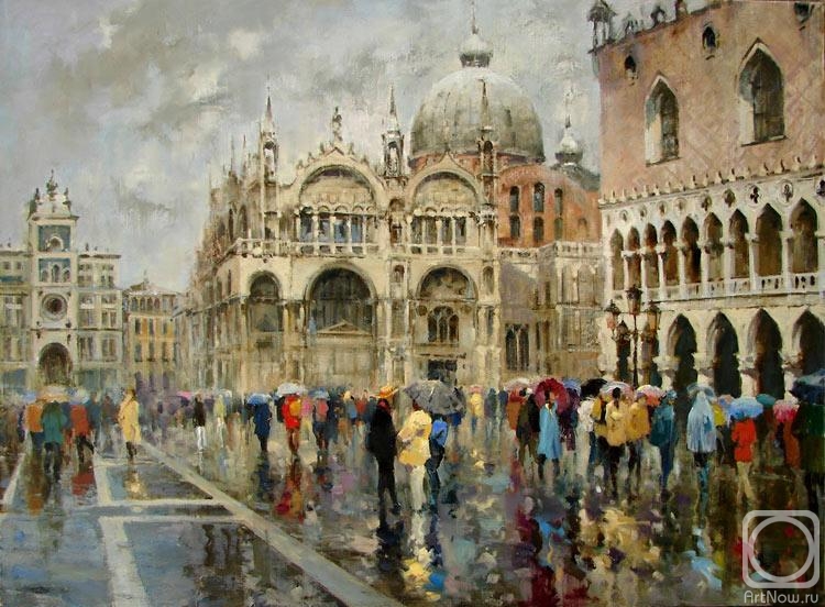 Galimov Azat. Umbrellas at San Marco