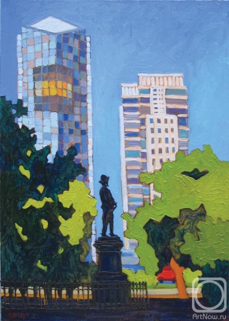 Monakhov Ruben. Buenos Aires. The Monument and The Skyscrapper