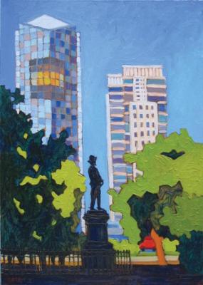 Buenos Aires. The Monument and The Skyscrapper. Monakhov Ruben