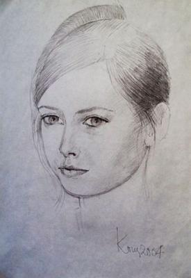 Girl from the studio. Kosheev Vladimir