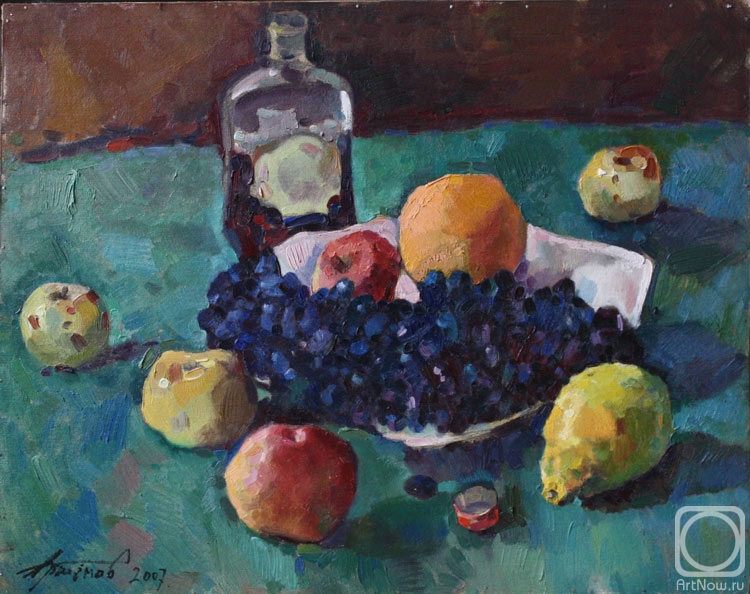Artemov Alexander. Still life with grapes