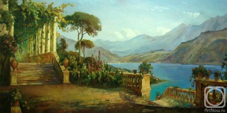 Kim-Borzenko Olga. Kopy of the Italian landscape of 19 centuries. The unknown artist