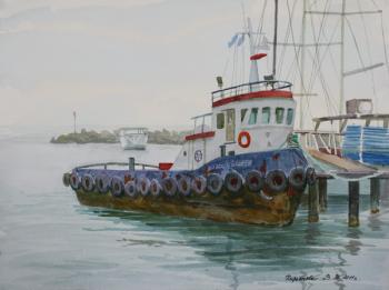 Cyprus. In the port of Paphos