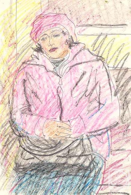 Karaceva Galina. In the subway